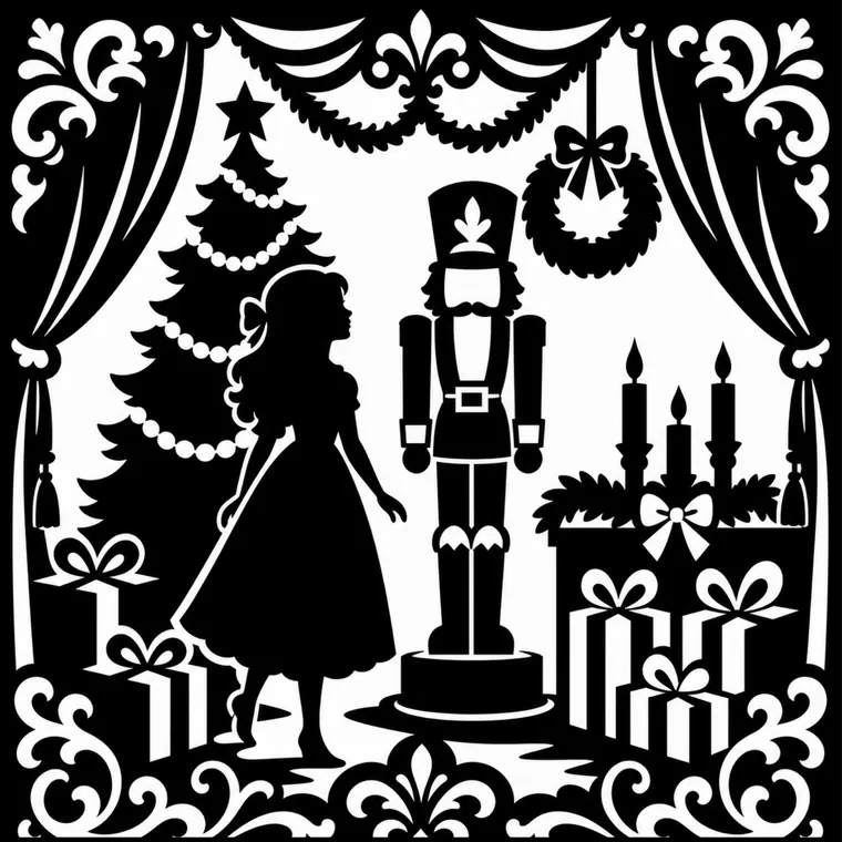 Finished silhouette: The Nutcracker