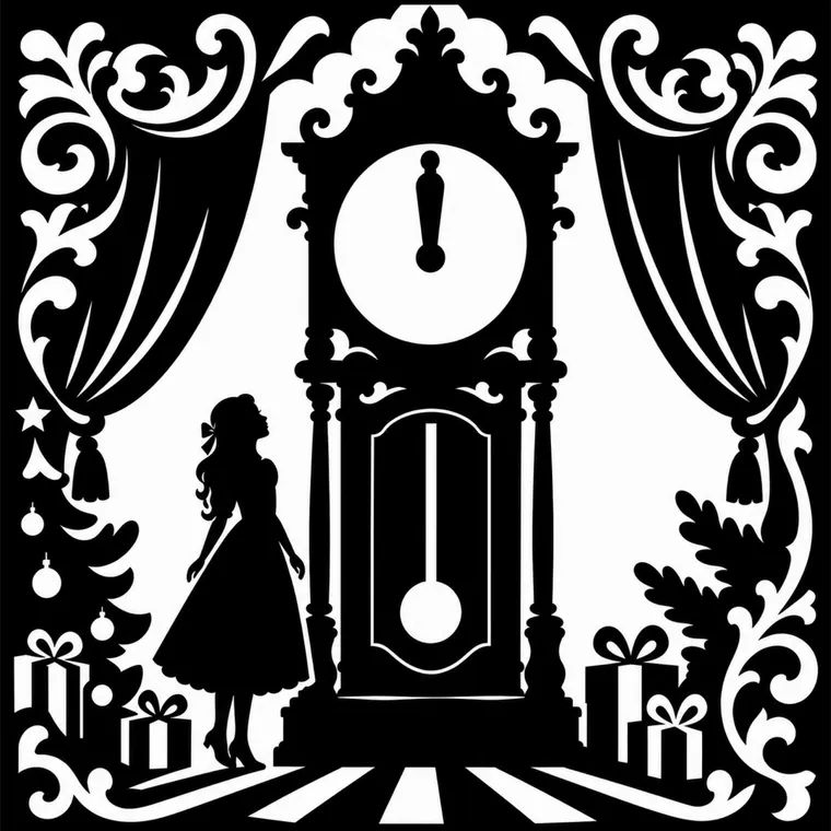 Finished silhouette: The Stroke of Midnight