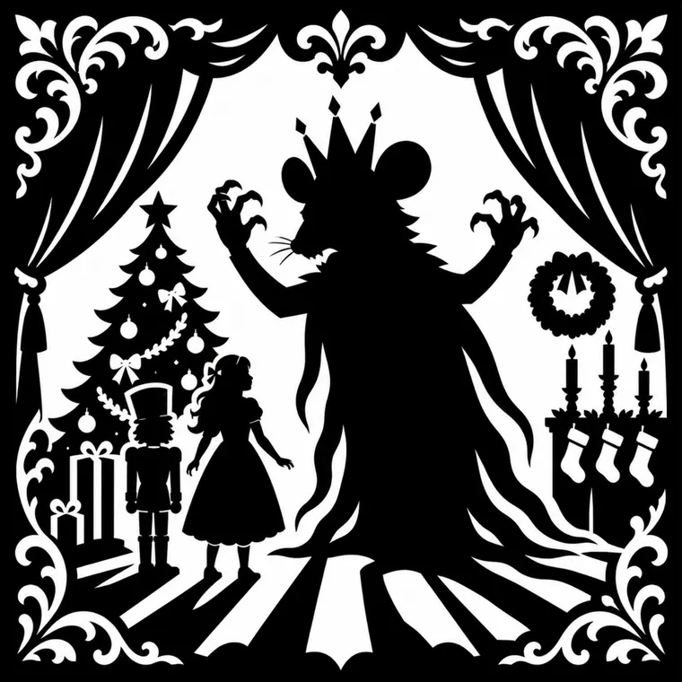 Finished silhouette: The Mouse King