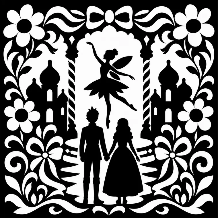 Finished silhouette: The Kingdom of Sweets