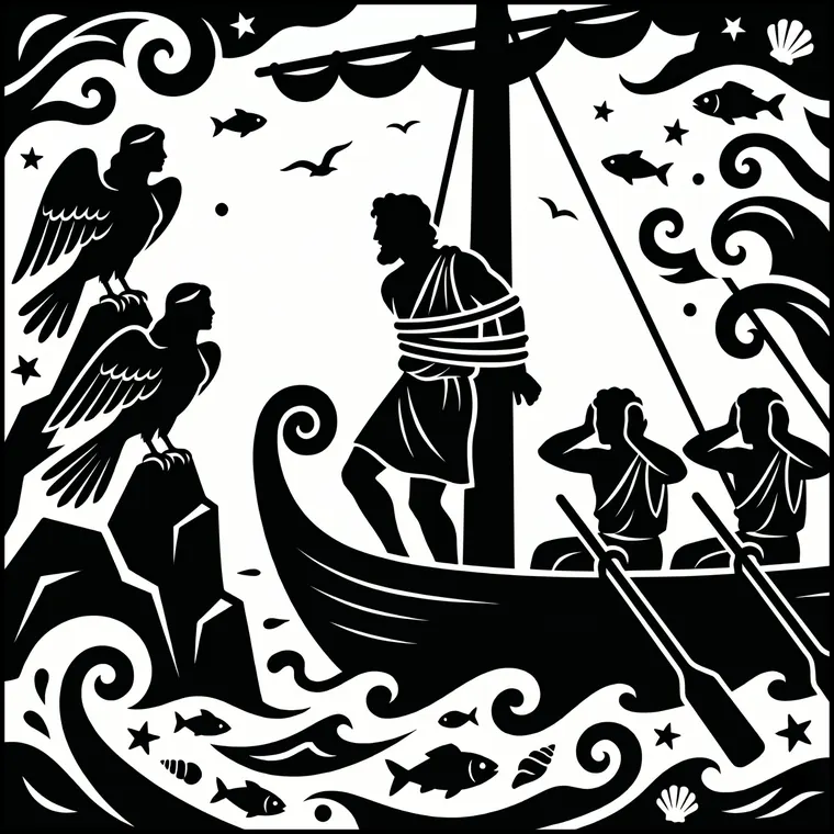 Finished silhouette: The Sirens